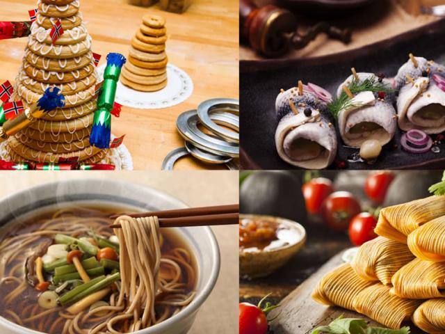 Những món ăn truyền thống đón năm mới của các nước trên thế giới