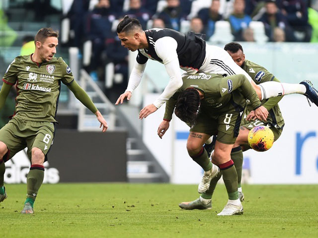 Video highlight trận Juventus - Cagliari: Hiệp hai bùng nổ, Ronaldo tỏa sáng