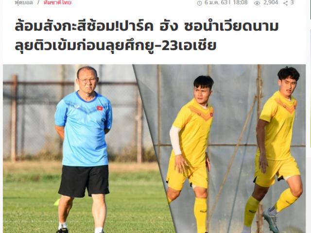 U23 Thái Lan ra quân U23 châu Á: Báo Thái mừng vì vua áo đen, e dè Quang Hải