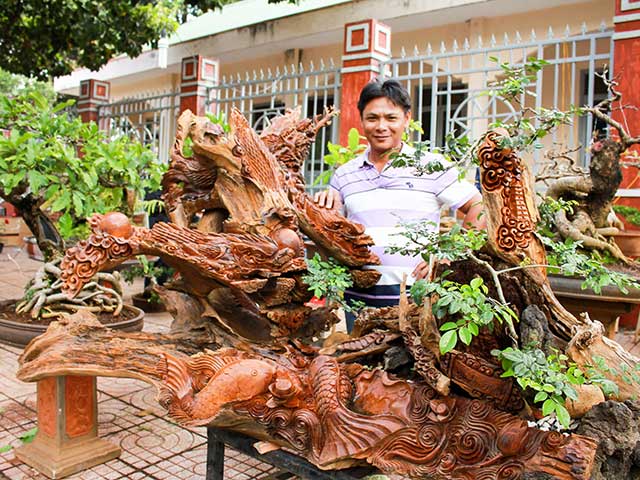 Chiêm ngưỡng “rồng”, “cá chép” trổ lộc hô giá trăm triệu ở Đắk Lắk