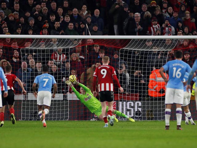 Trực tiếp bóng đá Sheffield United - Man City: Aguero mở tỉ số