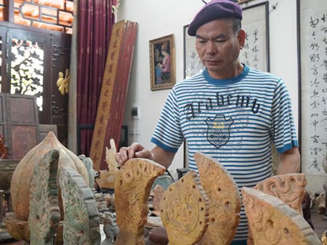 Lão nông Nam Định kể lại hành trình “săn lùng” hàng nghìn cổ vật