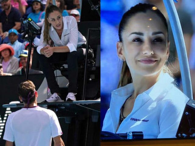 Nữ trọng tài đẹp nhất Australian Open khiến Federer bị phạt 70 triệu đồng