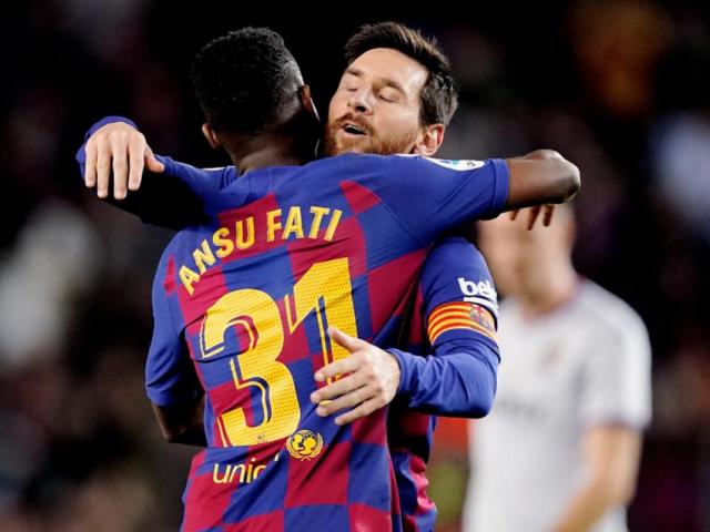 Thần đồng Barca Ansu Fati phá siêu kỷ lục: Messi không lo thiếu người kế tục