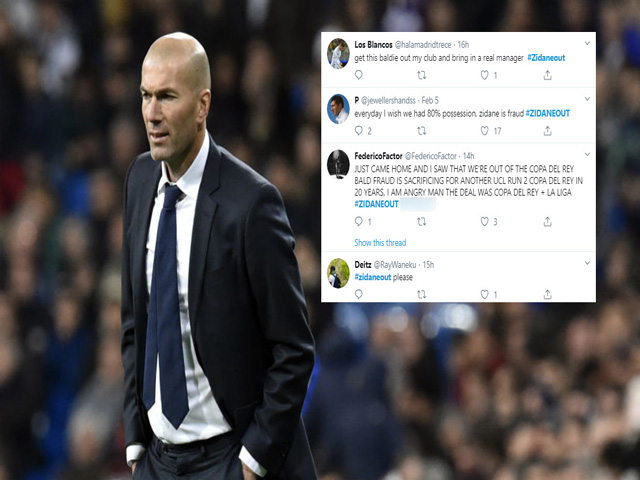 Real thua sốc ngay trên sân nhà: Fan nổi giận, đòi đuổi HLV Zidane