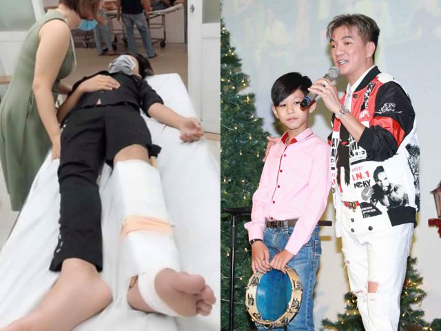 Con trai nuôi Đàm Vĩnh Hưng gặp tai nạn trên đường đi diễn