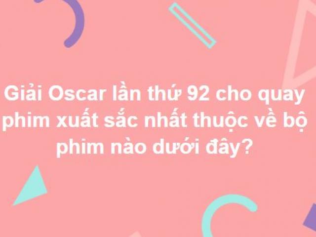 Trắc nghiệm: Thử sức với bộ câu hỏi xoắn não không kém ”Ai là triệu phú”