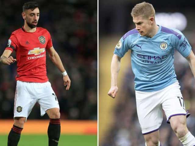 Siêu đại chiến MU - Man City: Có Bruno Fernandes, De Bruyne gặp đối thủ xứng tầm