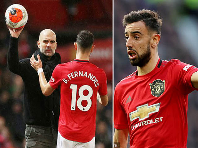 Bruno Fernandes ”cà khịa” Pep: Fan MU xem như huyền thoại