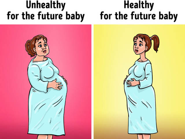 Khoa học chỉ ra mẹ tăng cân quá nhiều khi mang thai ảnh hưởng đến trí não sau này của trẻ