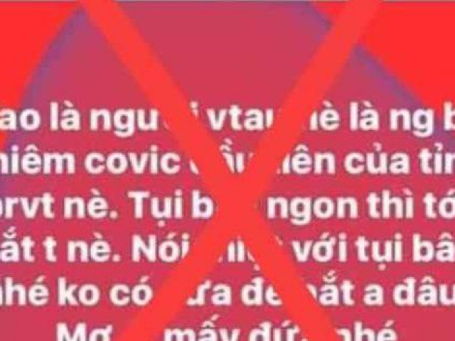 Nói bừa mắc Covid-19 rồi còn thách thức, một thanh niên bị công an triệu tập