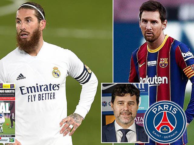 Thèm Messi, PSG muốn cả ”đại ca” Ramos: Real đã có siêu hậu vệ thay thế