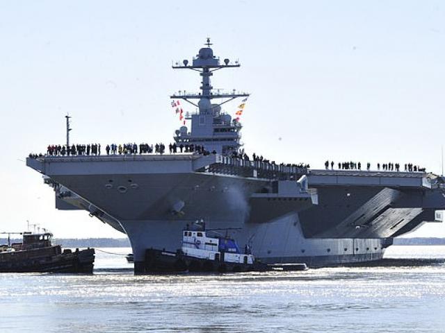 Siêu tàu sân bay 13 tỉ USD của hải quân Mỹ sau 3 năm vẫn không thể chiến đấu