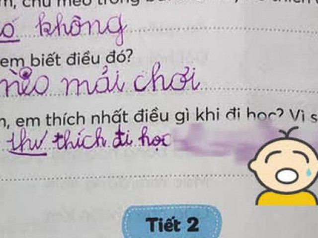 Cậu bé lớp 1 khẳng định chắc nịch thích đi học, biết lý do mẹ ”xỉu lên, xỉu xuống”