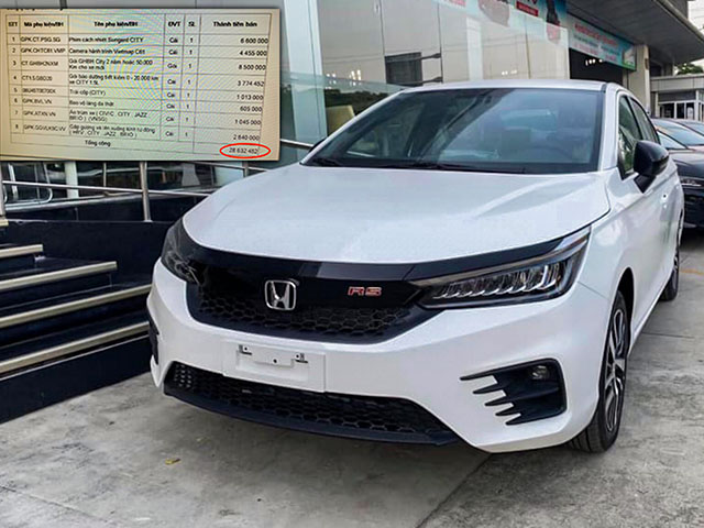 Honda City thế hệ mới bị khách hàng phản ánh tình trạng ”mua bia kèm lạc”