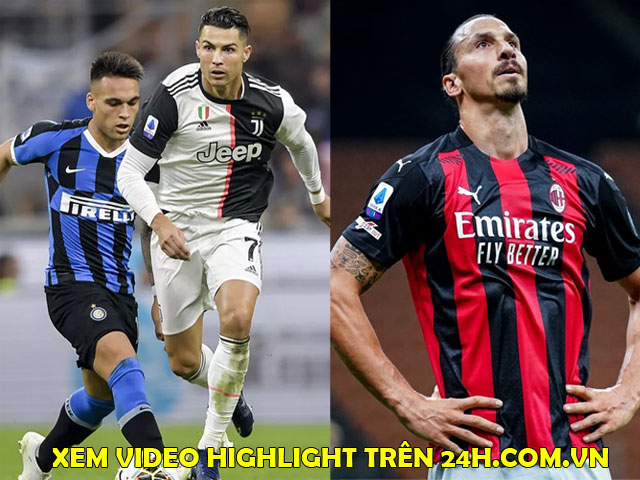 Inter ”đại chiến” Juventus, AC Milan thừa cơ bứt tốc: Cực nóng vòng 18 Serie A