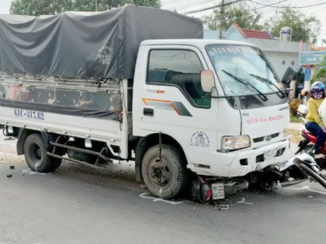 Tài xế ngủ gật, xe tải tông nhiều học sinh trên Quốc lộ 91