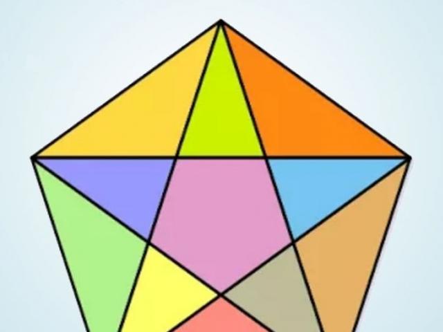 Đố bạn đếm được hết số tam giác trong hình