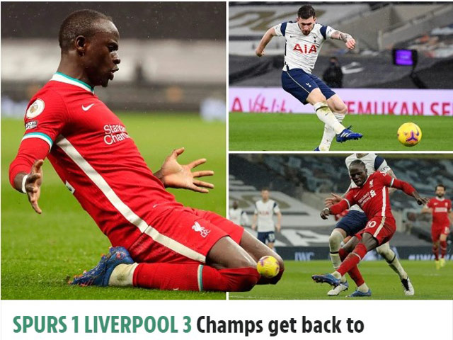 Liverpool đại thắng trở lại top 4: Báo chí Anh sững sờ vì Mane, lo cho Kane
