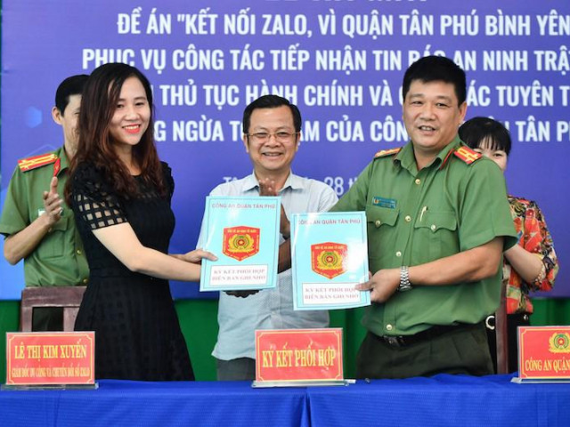 Cách phản ánh thông tin tội phạm qua Zalo