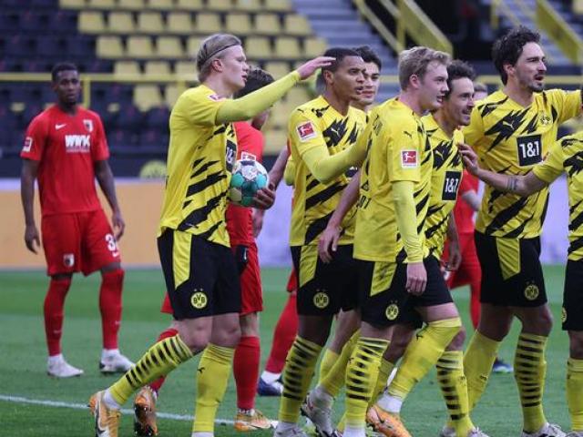 Video Dortmund - Augsburg: ”Vết đen” Haaland, ngược dòng mãn nhãn