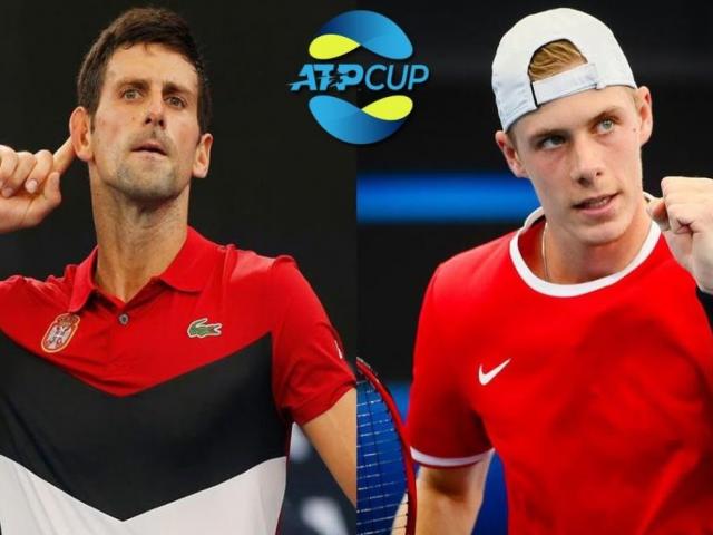 Video tennis Djokovic - Shapovalov: Bản lĩnh”Nhà Vua”, ngược dòng xuất sắc (ATP Cup)