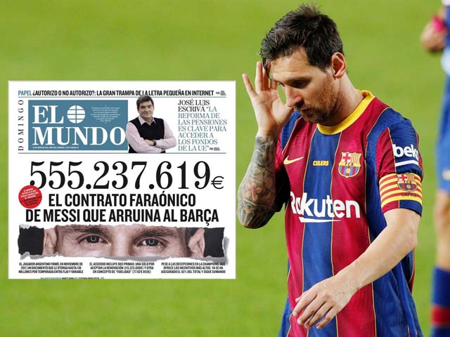 Cực nóng vụ Messi bị lộ hợp đồng 555 triệu euro: Thủ phạm ”đâm sau lưng” là ai?