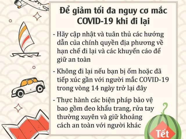 Tết đang đến gần, làm thế nào để an toàn trong đại dịch COVID-19?