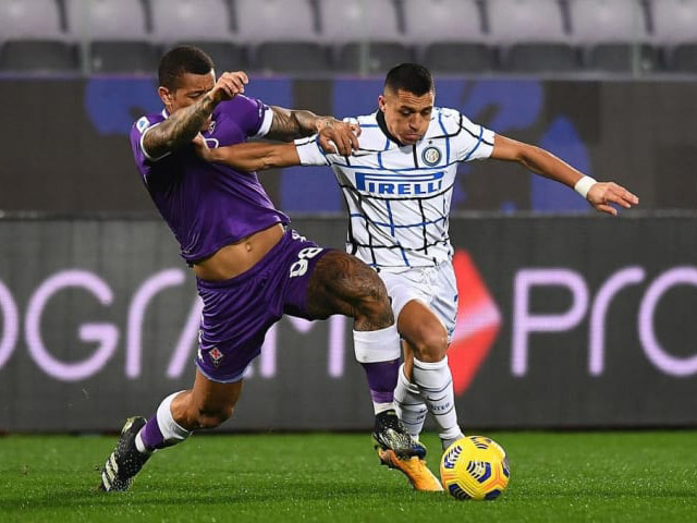 Video Fiorentina - Inter Milan: Đôi công hấp dẫn, đánh chiếm ngôi đầu