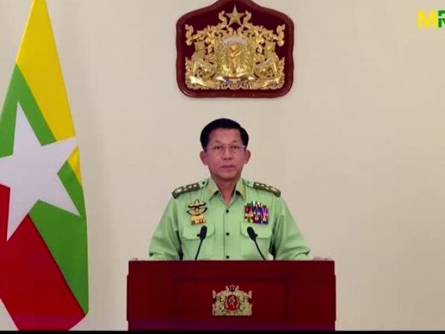 Thống tướng Myanmar phát biểu trước toàn quốc, quân đội ban hành thiết quân luật