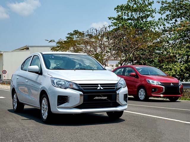 Giá xe Mitsubishi Attrage lăn bánh tháng 2/2021, giảm 50% LPTB