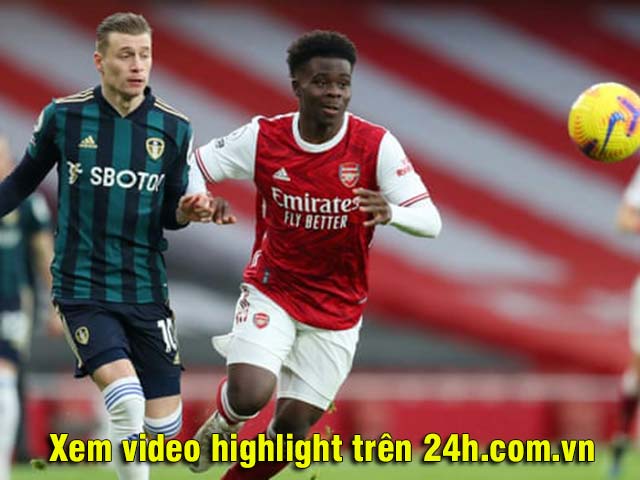 Trực tiếp bóng đá Arsenal - Leeds: Bảo toàn cách biệt (Hết giờ)