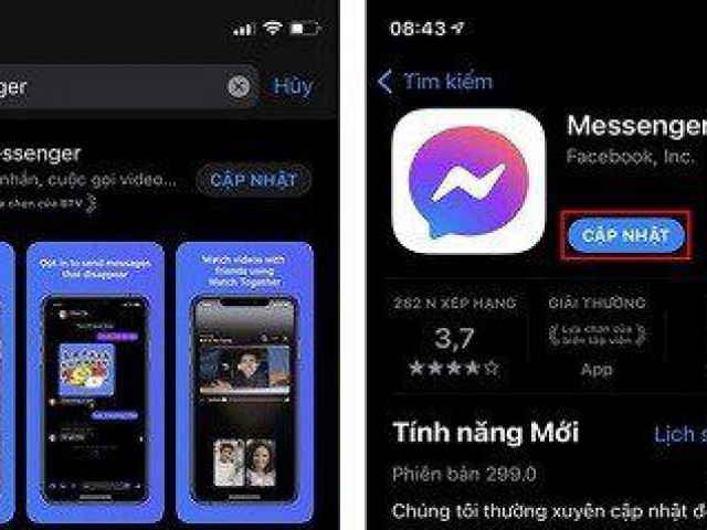 Mẹo cập nhật tính năng mới trên Facebook Messenger