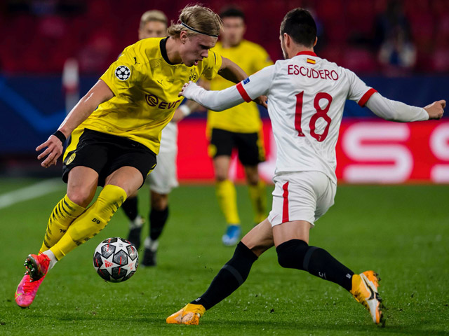 Kết quả bóng đá cúp C1 Sevilla - Dortmund: Rượt đuổi 5 bàn, người hùng Haaland