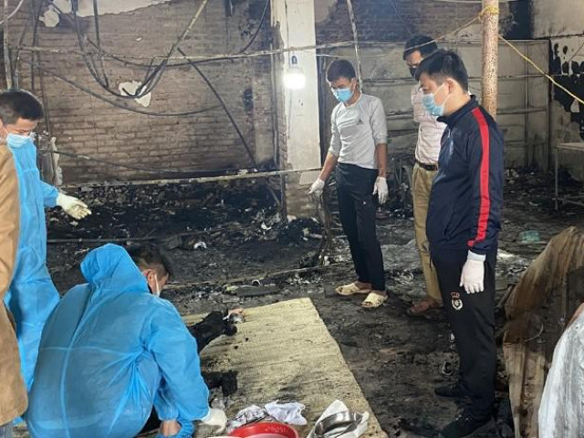 Cháy nhà trong đêm, một người ở Bắc Giang tử vong