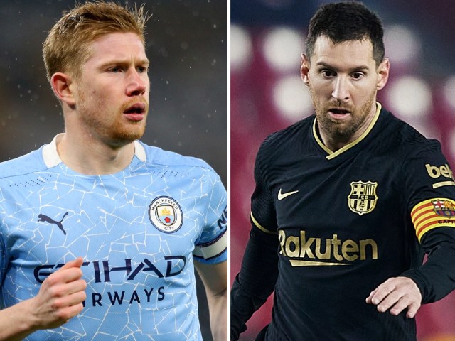 Man City bị đồn mời Messi lương 430 triệu bảng: De Bruyne ”khó ở”, ỡm ờ tương lai