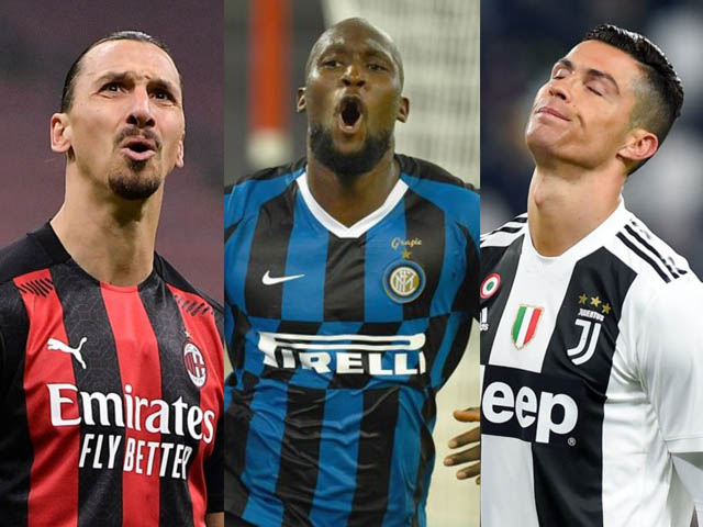 Đua Vua phá lưới Serie A: Lukaku vượt 2 ”ông già” Ronaldo và Ibrahimovic