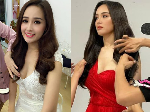 Hoa hậu Việt có ”vòng một gần 1m” lộ ảnh hậu trường bất ngờ