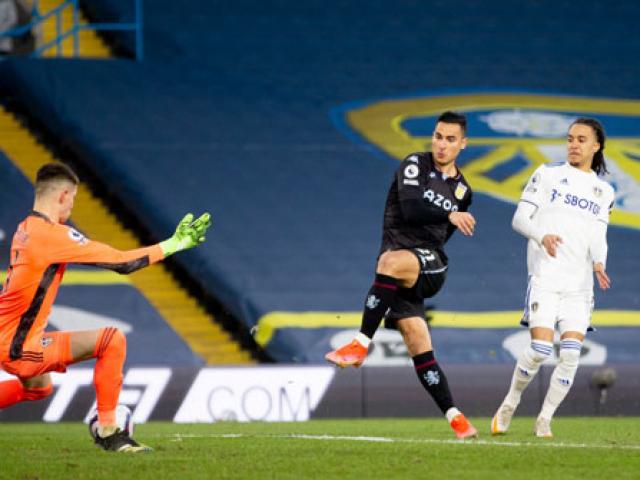 Video Leeds United - Aston Villa: Phủ đầu chớp nhoáng, hú vía phút bù giờ