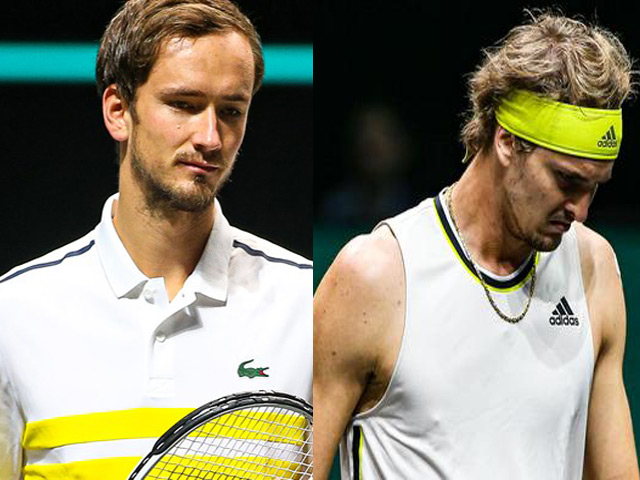 Sốc nặng giải tennis Rotterdam Open: Medvedev và Zverev bị loại ngay vòng 1