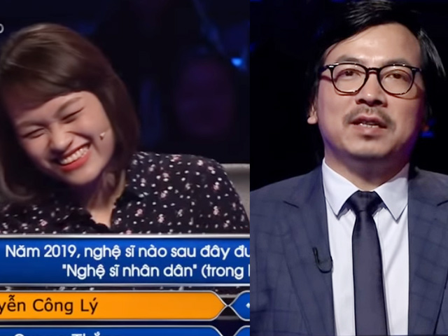 ”Giáo sư Xoay” dí dỏm trong câu hỏi về NS Công Lý tại ”Ai là triệu phú”