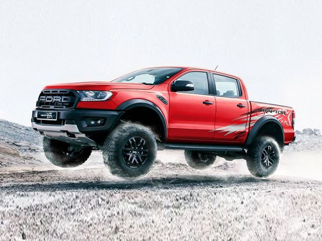 Ford Ranger Raptor có thêm phiên bản X Special màu đỏ với decal tia chớp siêu cháy