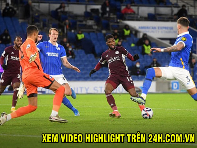 Video Brighton - Leicester: Phủ đầu choáng váng, vỡ òa phút 87