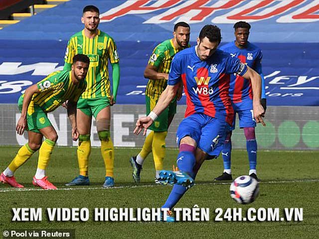 Video Crystal Palace - West Brom: Bước ngoặt 11m, ”tường thành” kiên cố