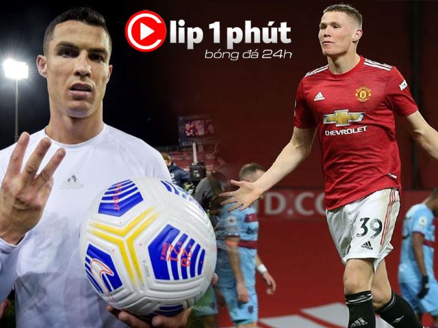 Vì sao Ronaldo lập hat-trick vẫn lo, MU top 2 Ngoại hạng Anh vẫn ”buồn”? (Clip 1 phút Bóng đá 24H)