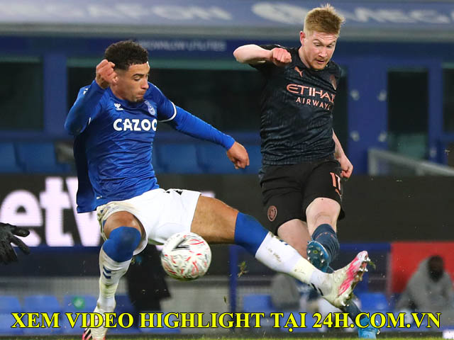 Video Everton - Man City: Siêu sao tỏa sáng, bùng nổ 6 phút 2 bàn