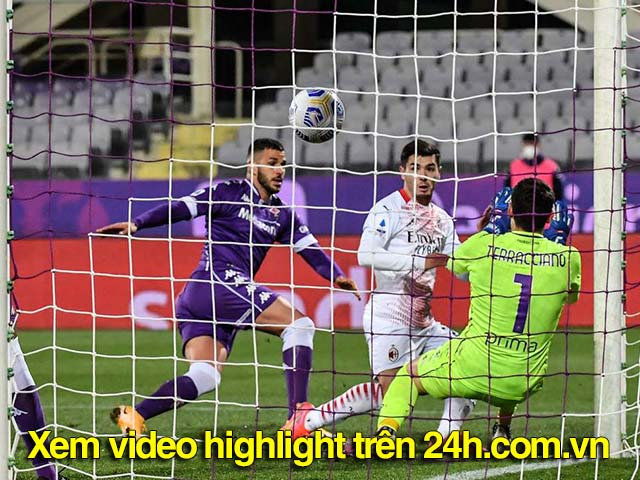 Video Fiorentina - AC Milan: Rượt đuổi gay cấn, bước ngoặt phút 72