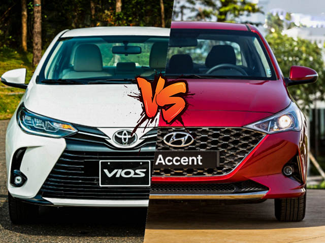 So sánh Toyota Vios và Hyundai Accent phiên bản nâng cấp, đâu là lựa chọn tốt