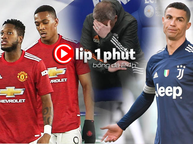 MU lo trượt dốc thảm họa, Ronaldo - Juventus đối mặt nguy cơ trắng tay (Clip 1 phút Bóng đá 24H)