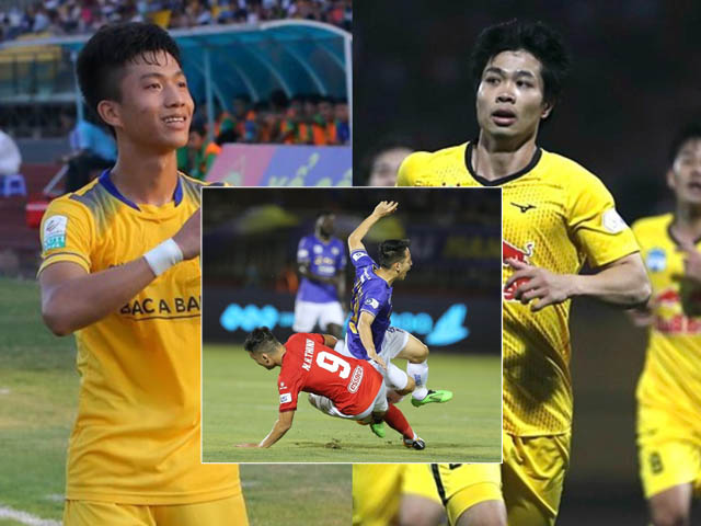 Mãn nhãn Công Phượng - Văn Đức bùng nổ vòng 5 V-League, kinh hoàng Hùng Dũng gãy chân